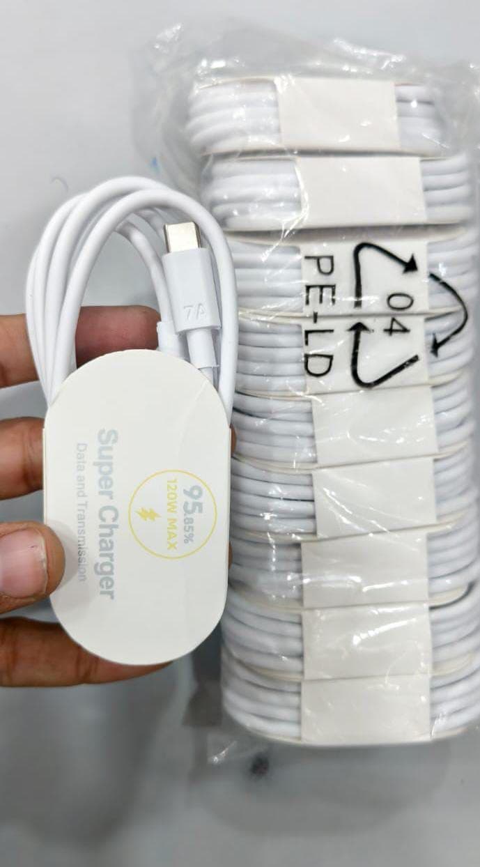 120W Super Charger USB Type C Cable