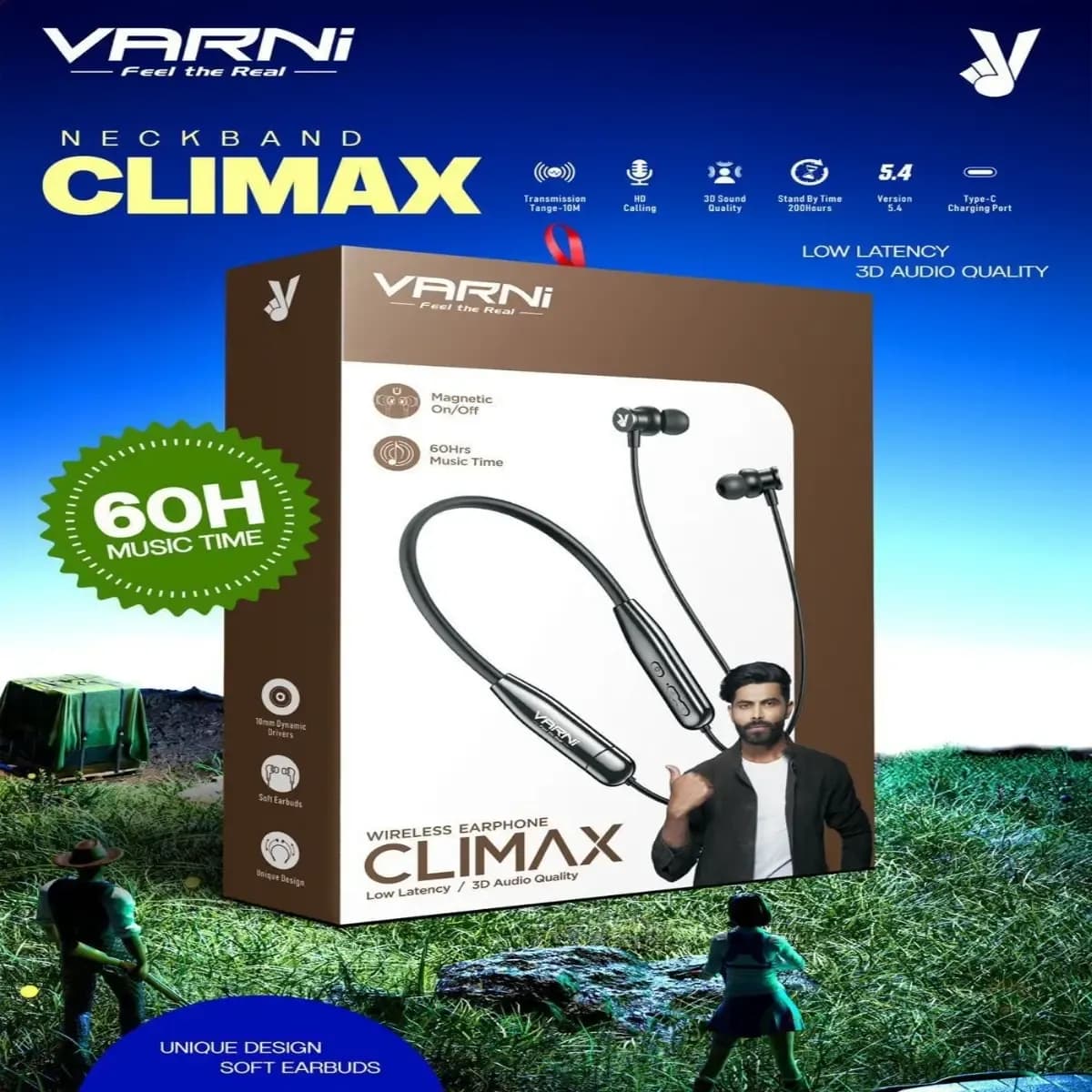 Varni Climax wireless neckband earphones image 2