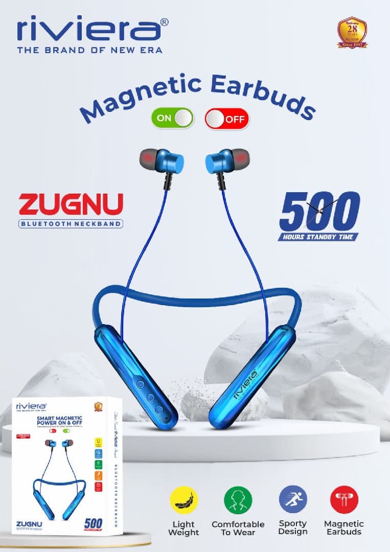 New Riviera Zugnu Wireless Megnetic On/off With 1 Year Warranty image 1