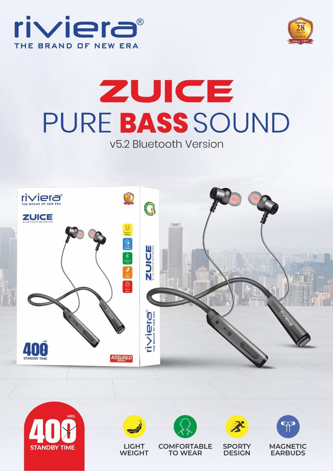 Riviera Zuice Bluetooth Neckband