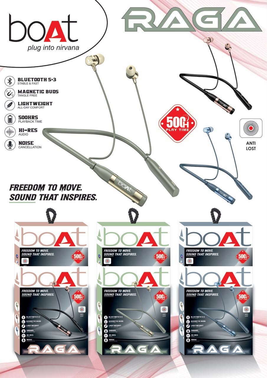 BoAt Raga Wireless Neckband image 1