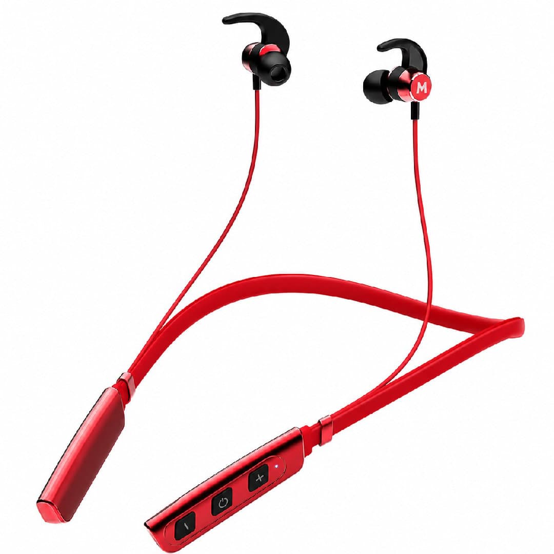 Buzz Bluetooth Wireless Neckband Earphones 10mm Drivers, Low Latency 50ms, IPX54, Magnetic Earbuds image 6