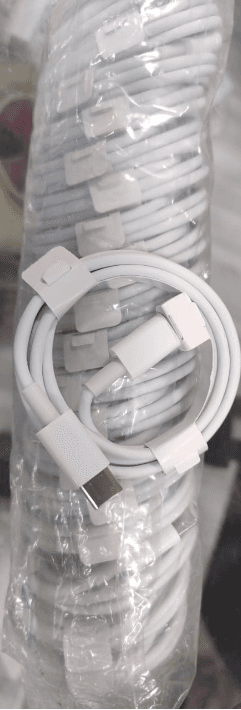 USB Type-C To Type-C Charging Cable – White