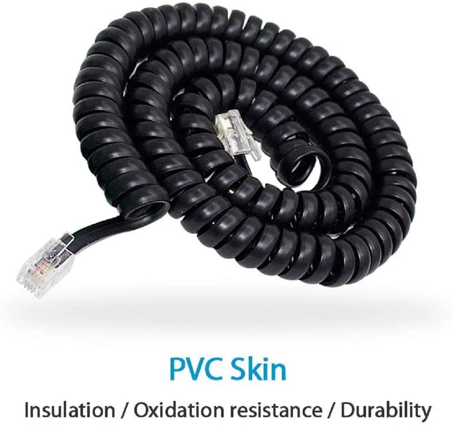 Telephone Coil Cord 3 Meter image 3