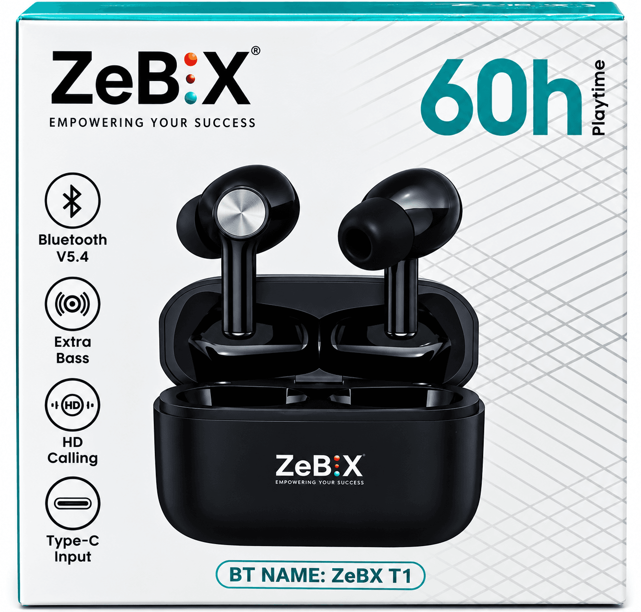 ZeB:X T1 True Wireless Earbuds