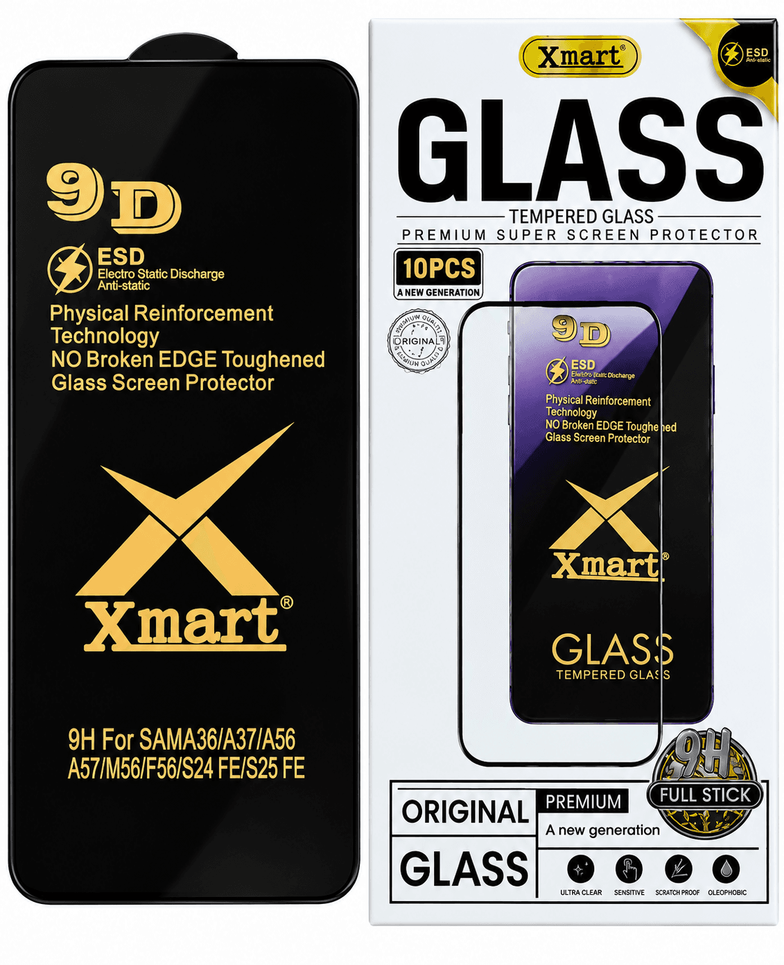 Xmart 9D Tempered Glass Screen Protector