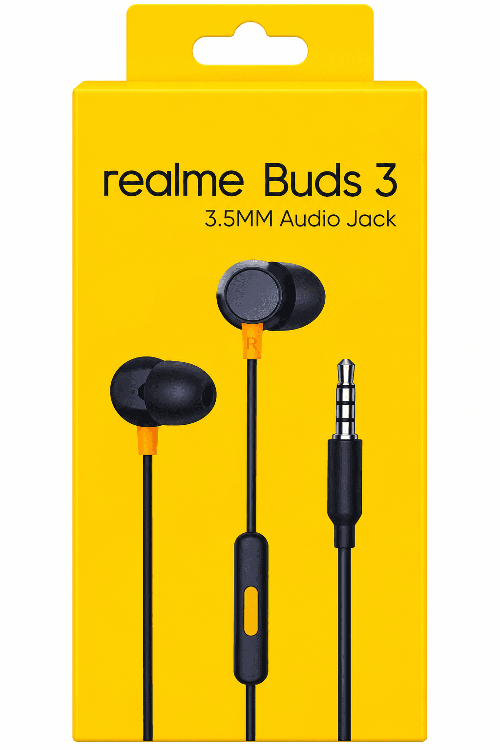 Realme Buds 3 (3.5mm Audio Jack) Wired In-Ear Earphones image 1