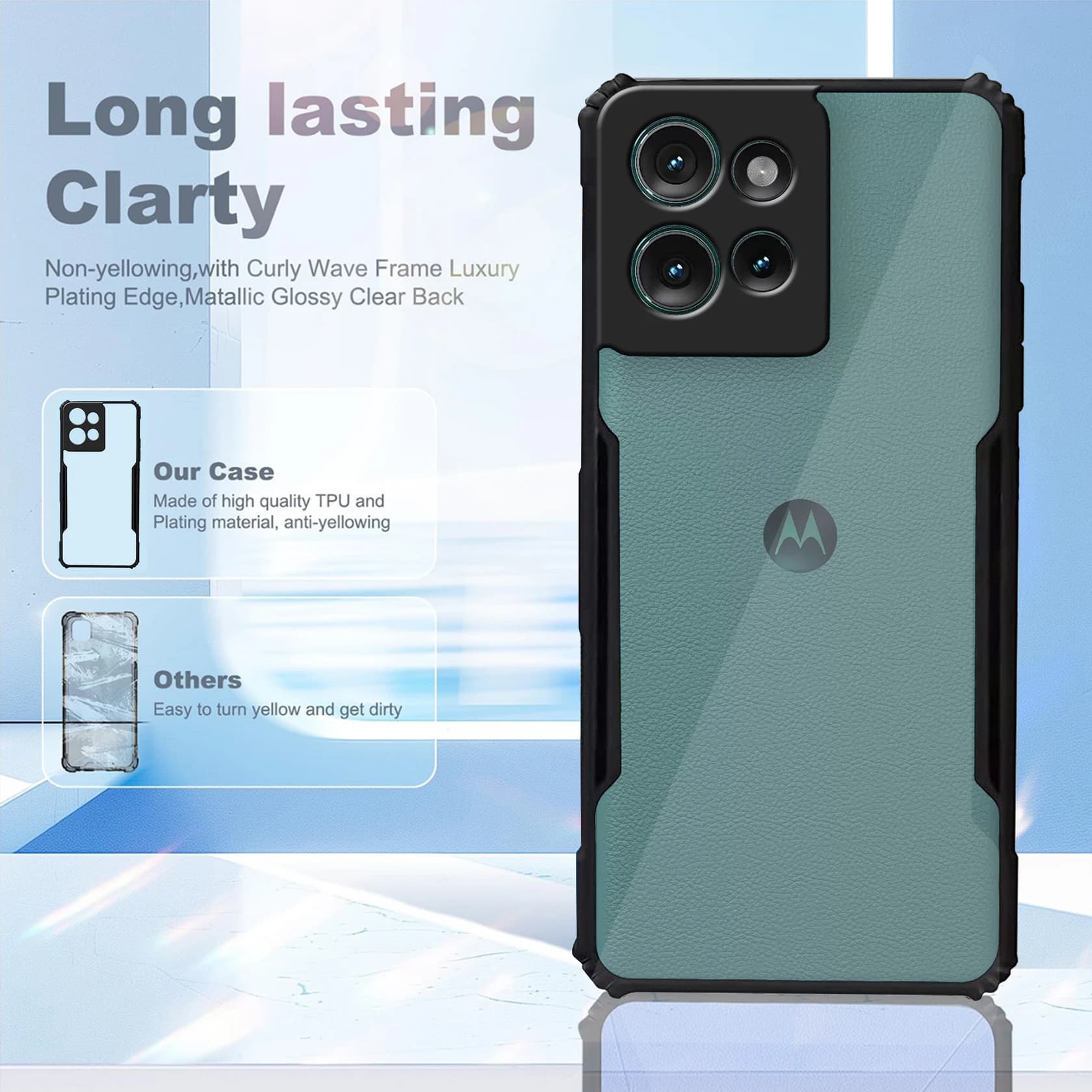 SMARTPOCKET Back Cover for Moto Edge 50 image 2