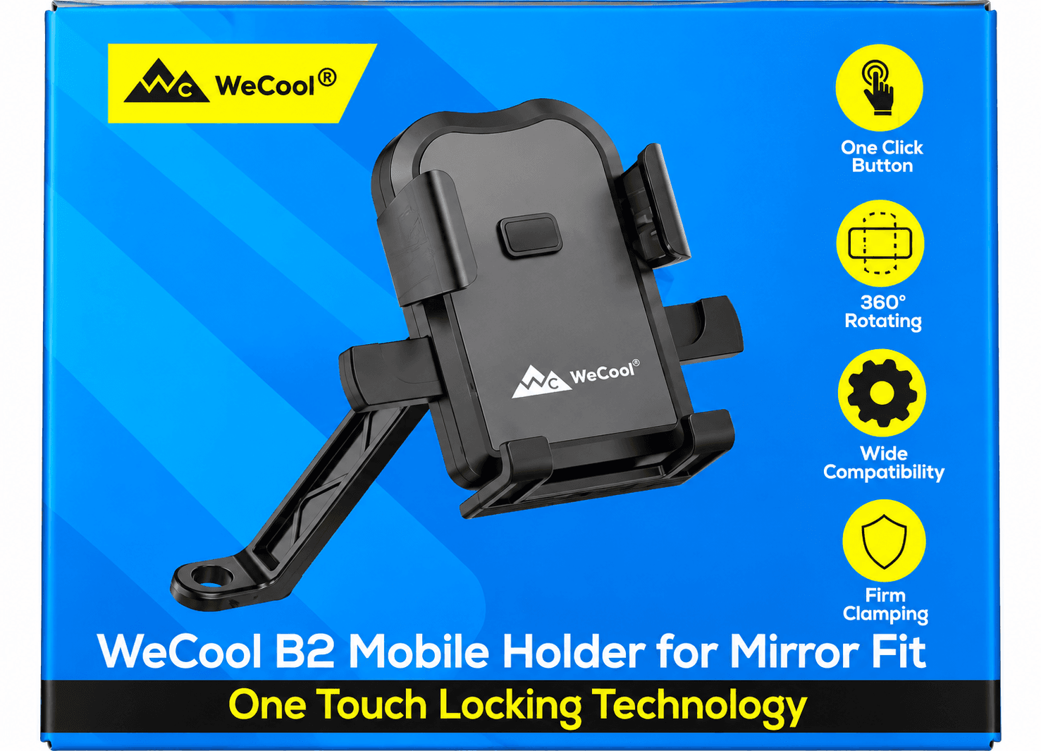 WeCool B2 Mobile Holder For Mirror Fit image 1