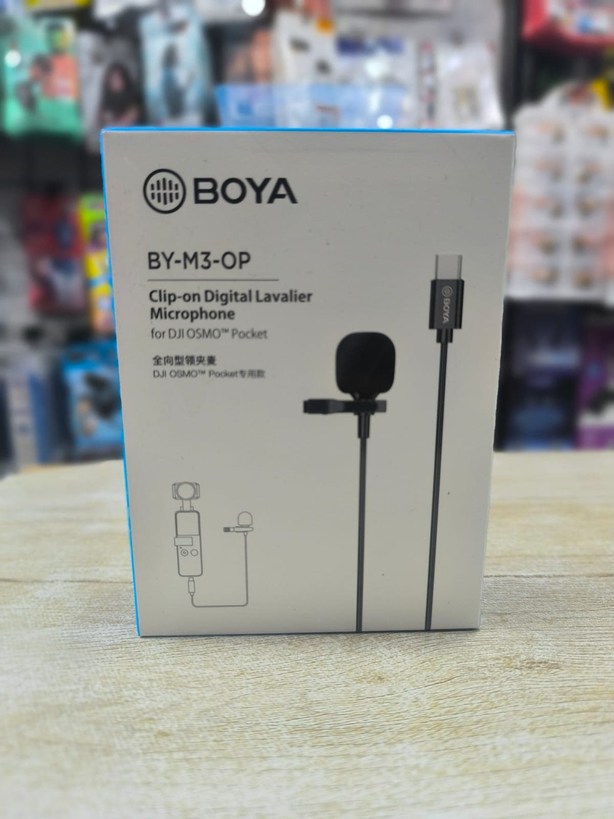 BOYA BY-M3-OP Clip-on Digital Lavalier Microphone (for DJI Osmo Pocket)