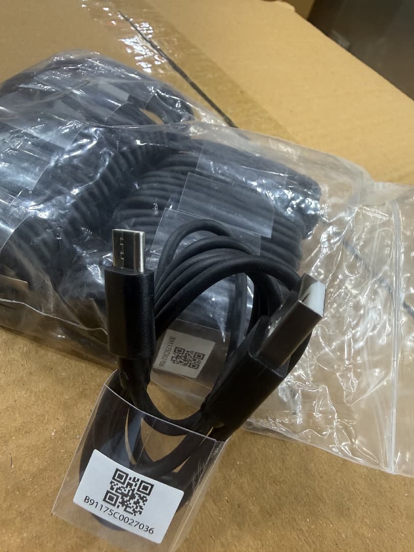 Mobile Cable Black Colur Usb To Type C image 3