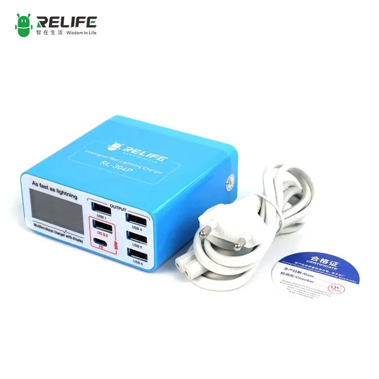 Relife 6 Port Fast Charging With C type image 1