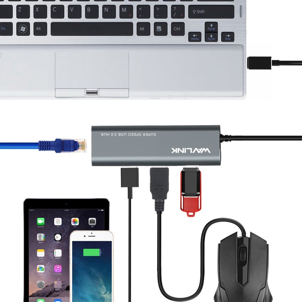Type C to USB 4 Port Hub image 2