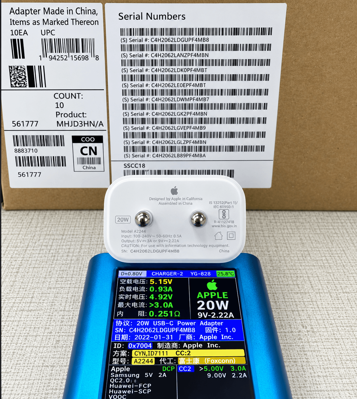 Apple 20W USB-C Power Adapter 20W CARE @NK image 1