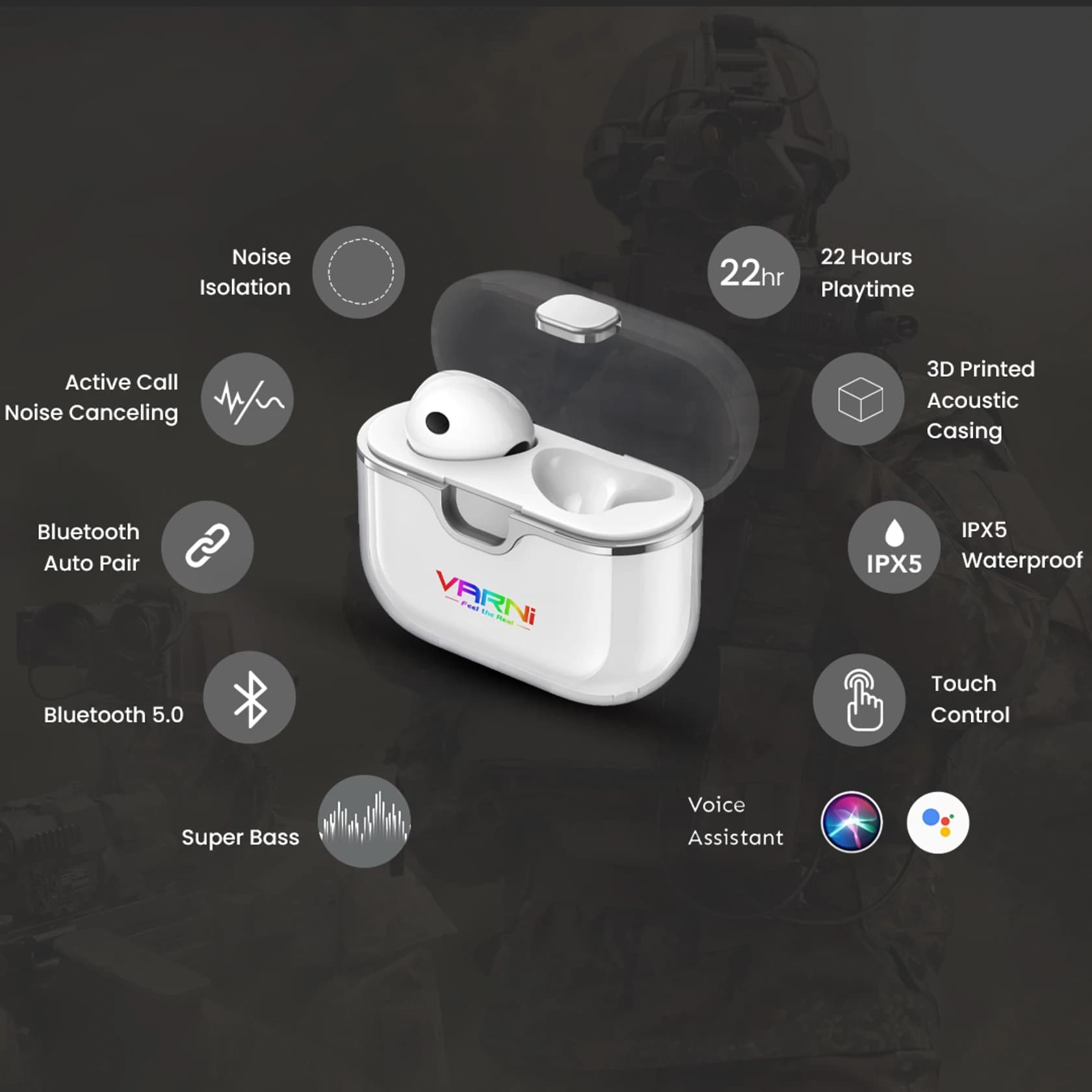 Varni Classpods wireless earbuds image 3