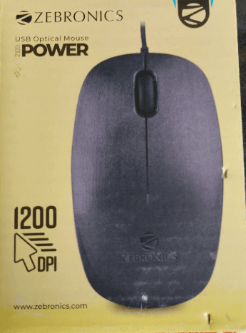 Zebronics Zeb-Power USB Optical Mouse image 1