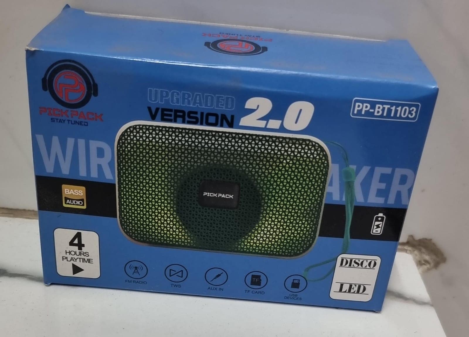 Pick Pack PP-BT1103 Wireless Speaker – Upgraded Version 2.0 image 2