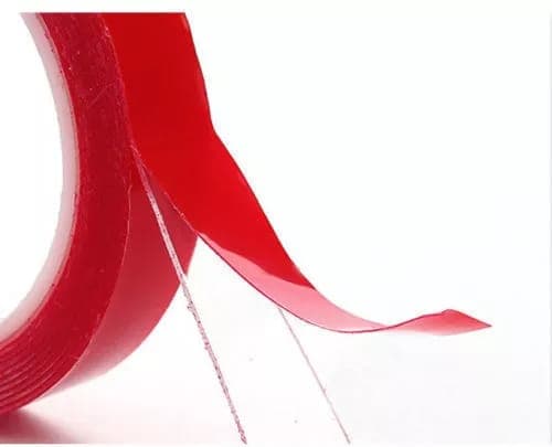 10mm Red Adhesive Double Sided Transparent Tape image 4