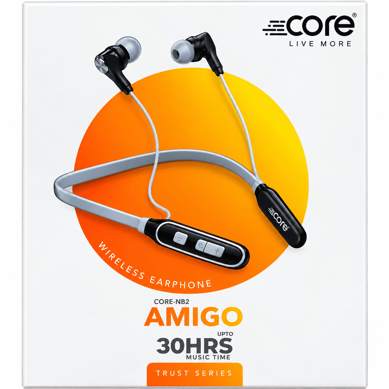 Core NB2 Amigo Wireless Earphone / Neckband image 1