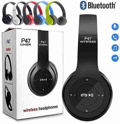 P47 Wireless Bluetooth Headphones image 1