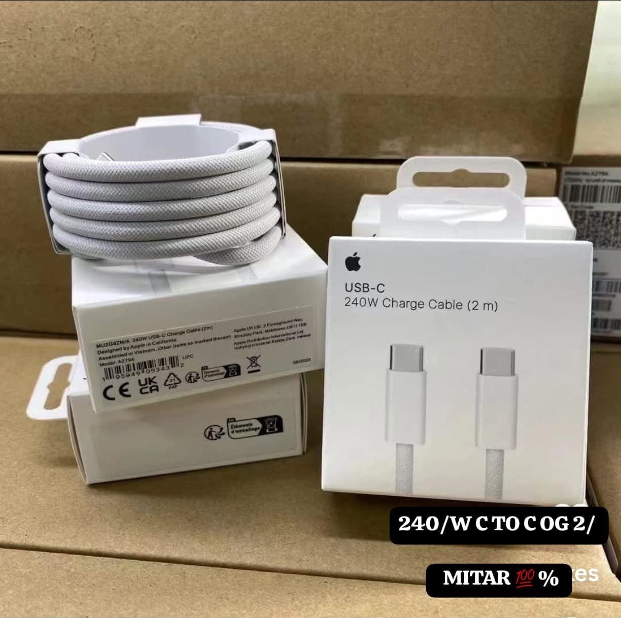 Apple 240W USB-C Charge Cable (2 M) image 1