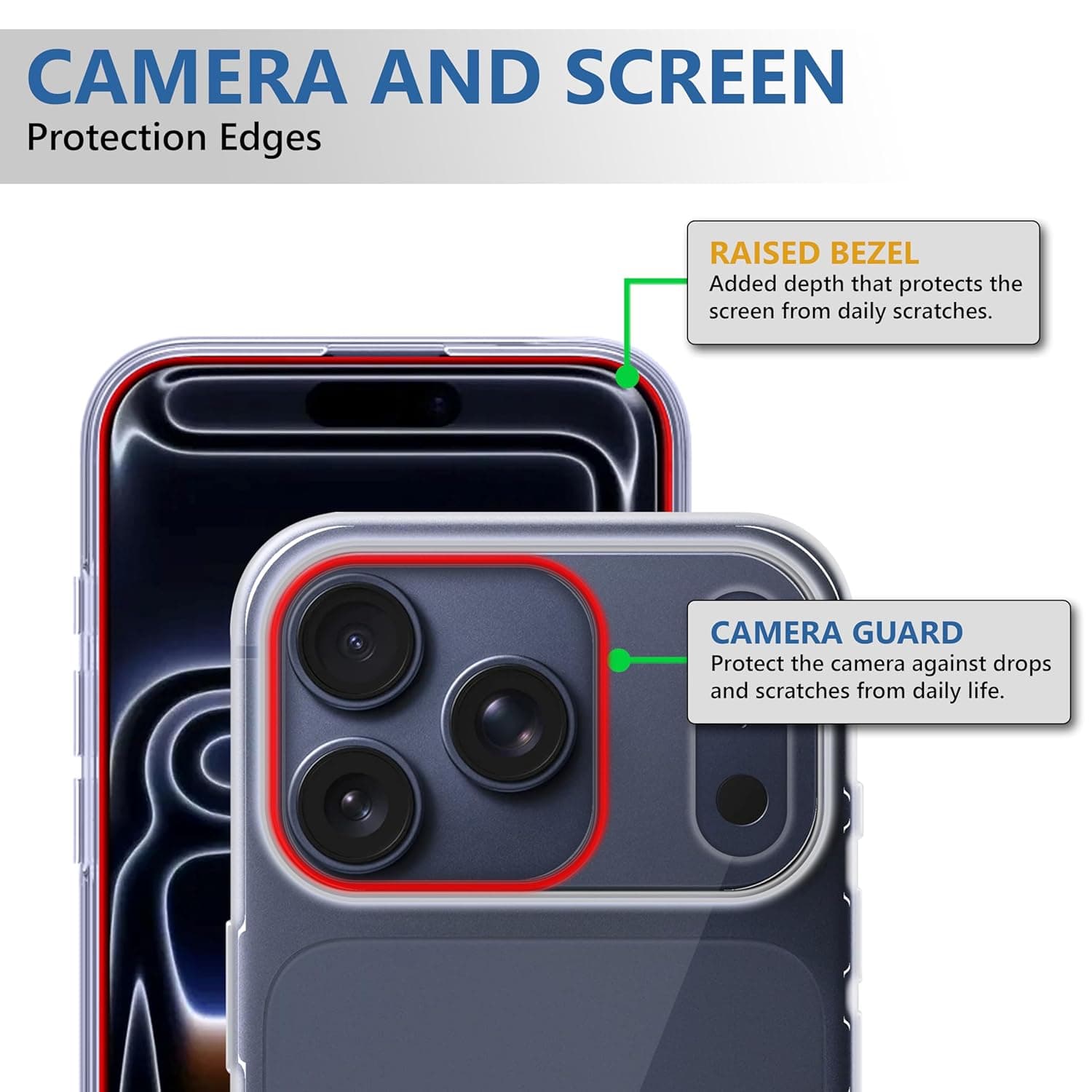 iPhone 17 Pro Clear Case Soft Flexible Slim-Fit image 3