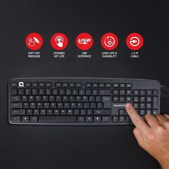 Quantron QKB 11 Wired Keyboard image 3