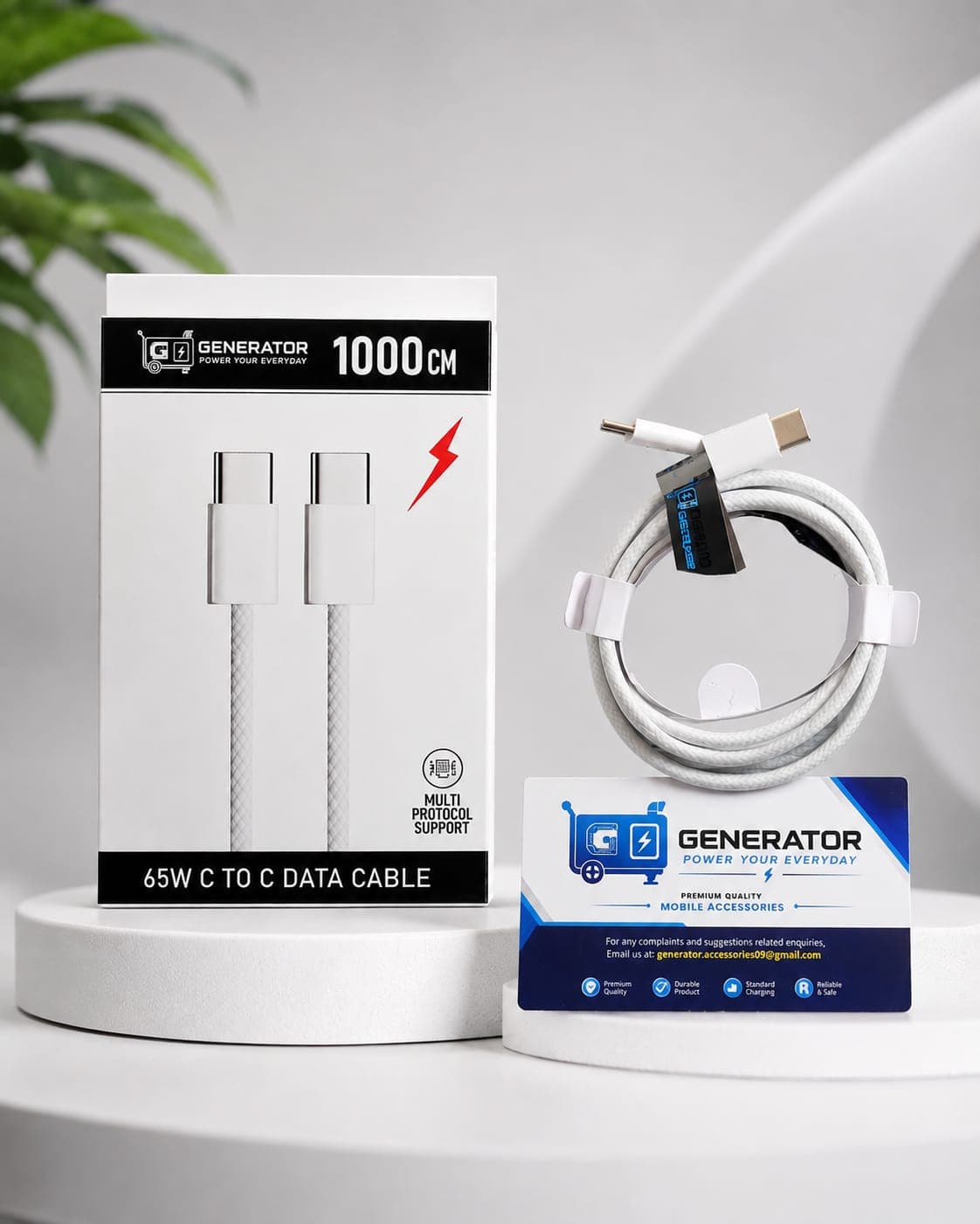 Generator 1000CM 65W C-to-C Data Cable image 1