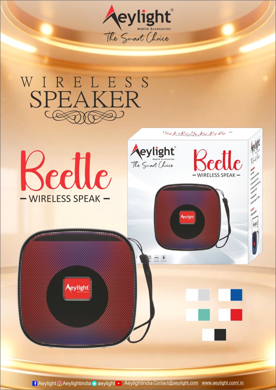Aeylight Beetle Wireless Speaker image 1