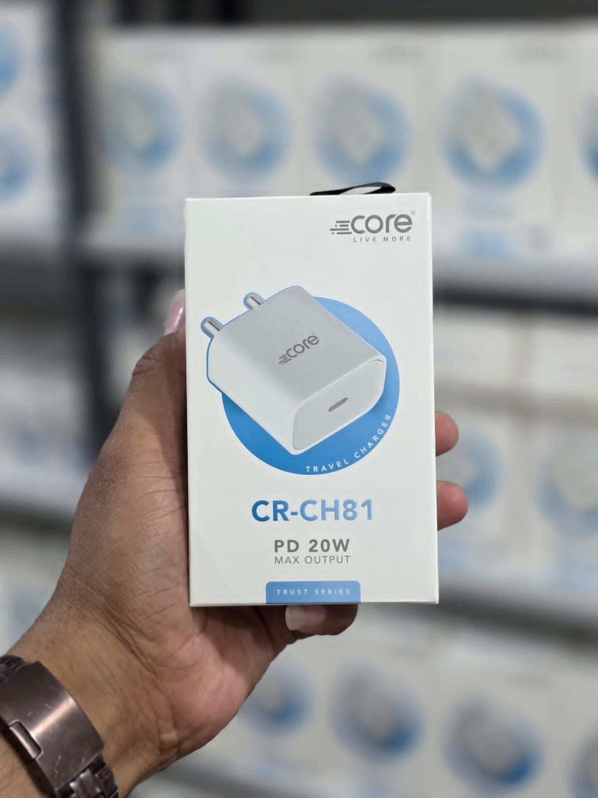 Core Live More CR-CH81 PD 20W Max Output Travel Charger image 1