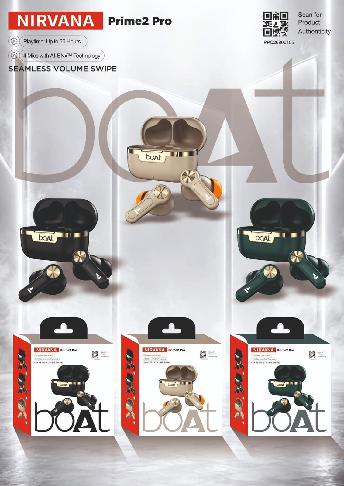 BoAt Nirvana Prime2 Pro TWS Earbuds