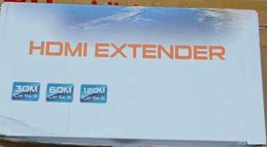HDMI Extender Over Ethernet (Cat5e/Cat6) Cable (TX + RX Pair) image 1