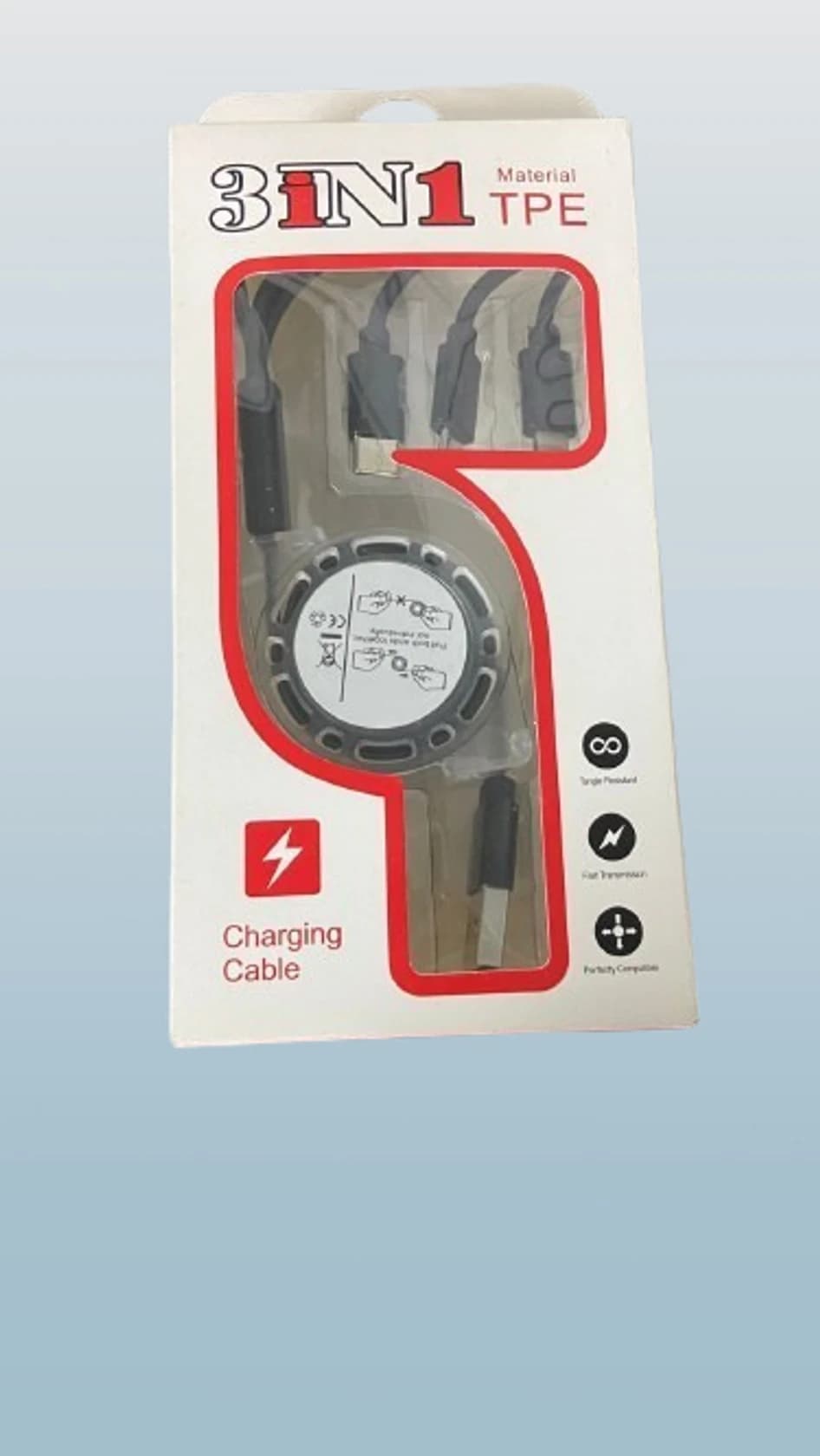 3 in 1 TPE Fast Charging Cable image 4