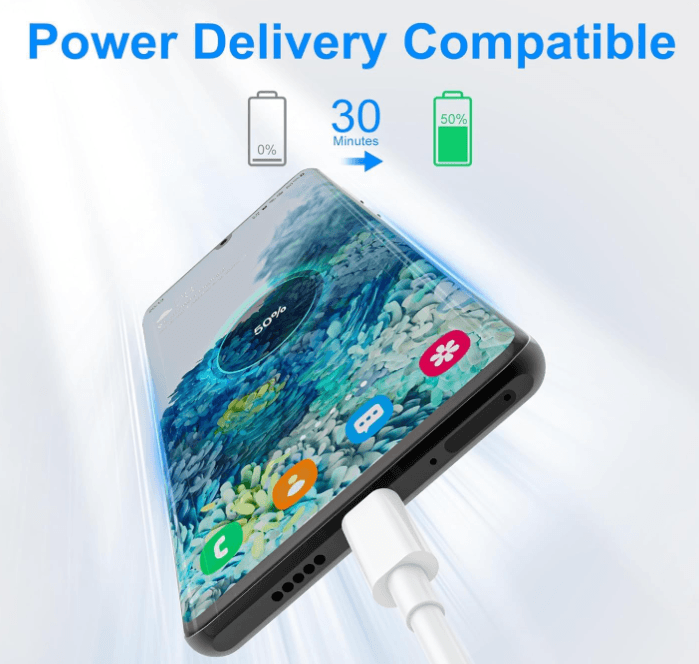 USB C to USB C Fast Charging Cable Compatible with iPhone 15 Series image 4