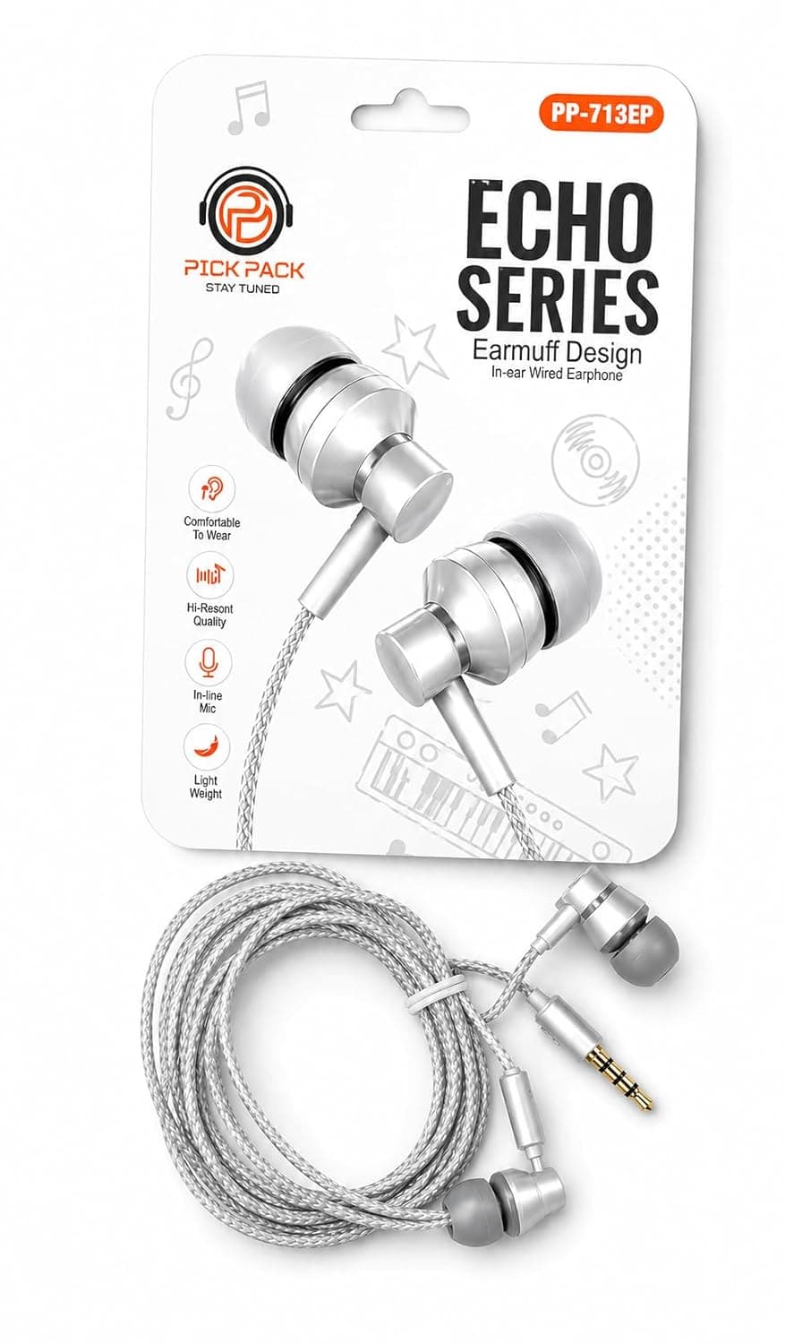 Pick Pack Echo Series PP 713EP Wired Earphones image 3