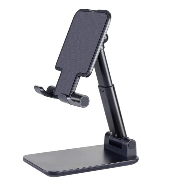 Premium Smart Foldable Mobile Stand for All Smartphones Tablet (Black) image 3