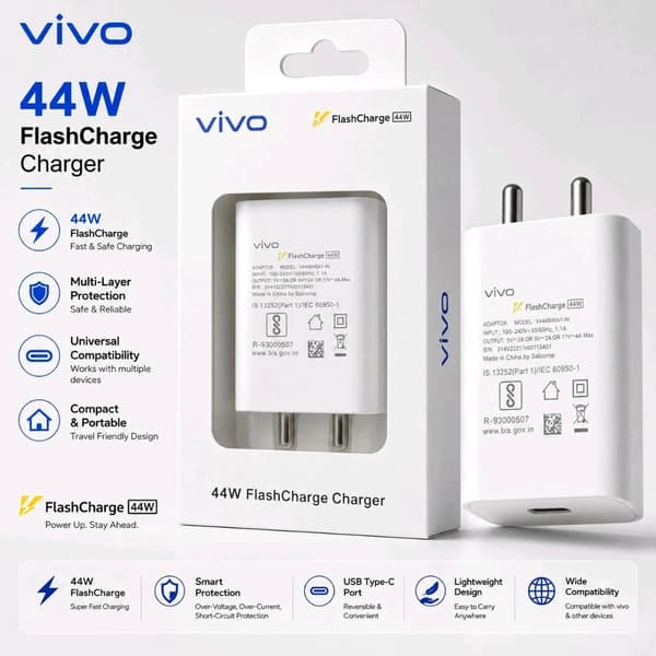 Vivo 44W Flash Charging Adaptor image 1
